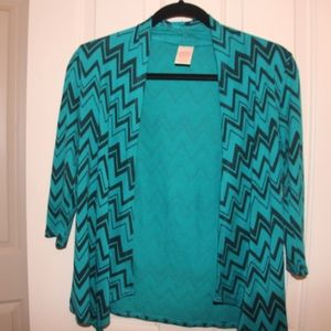 Faded Glory Chevron Cardigan